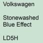 Preview: Volkswagen, Stonewashed Blue Effect, LD5H.